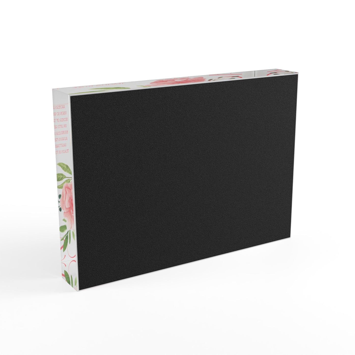 Sagittarius Pink Carnations, Photo Block (White)