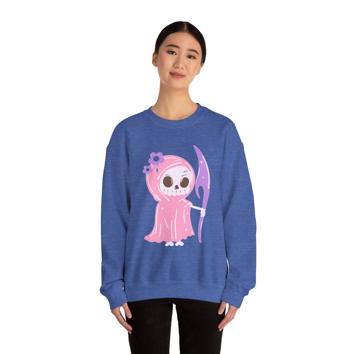 Pink Reaper, Unisex Heavy Blend™ Crewneck Sweatshirt