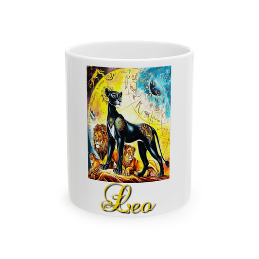 Leo Ceramic Mug, (11oz, 15oz)