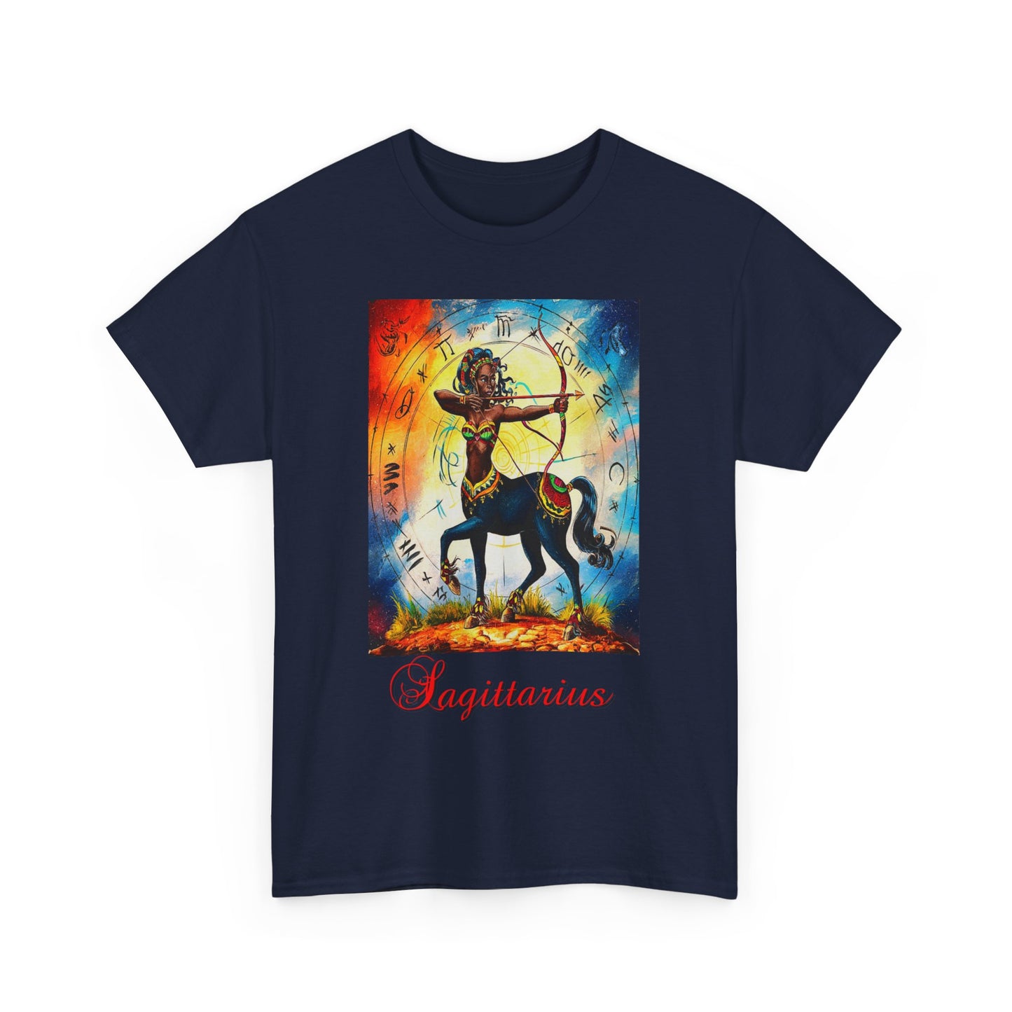 Sagittarius, Unisex Heavy Cotton Tee