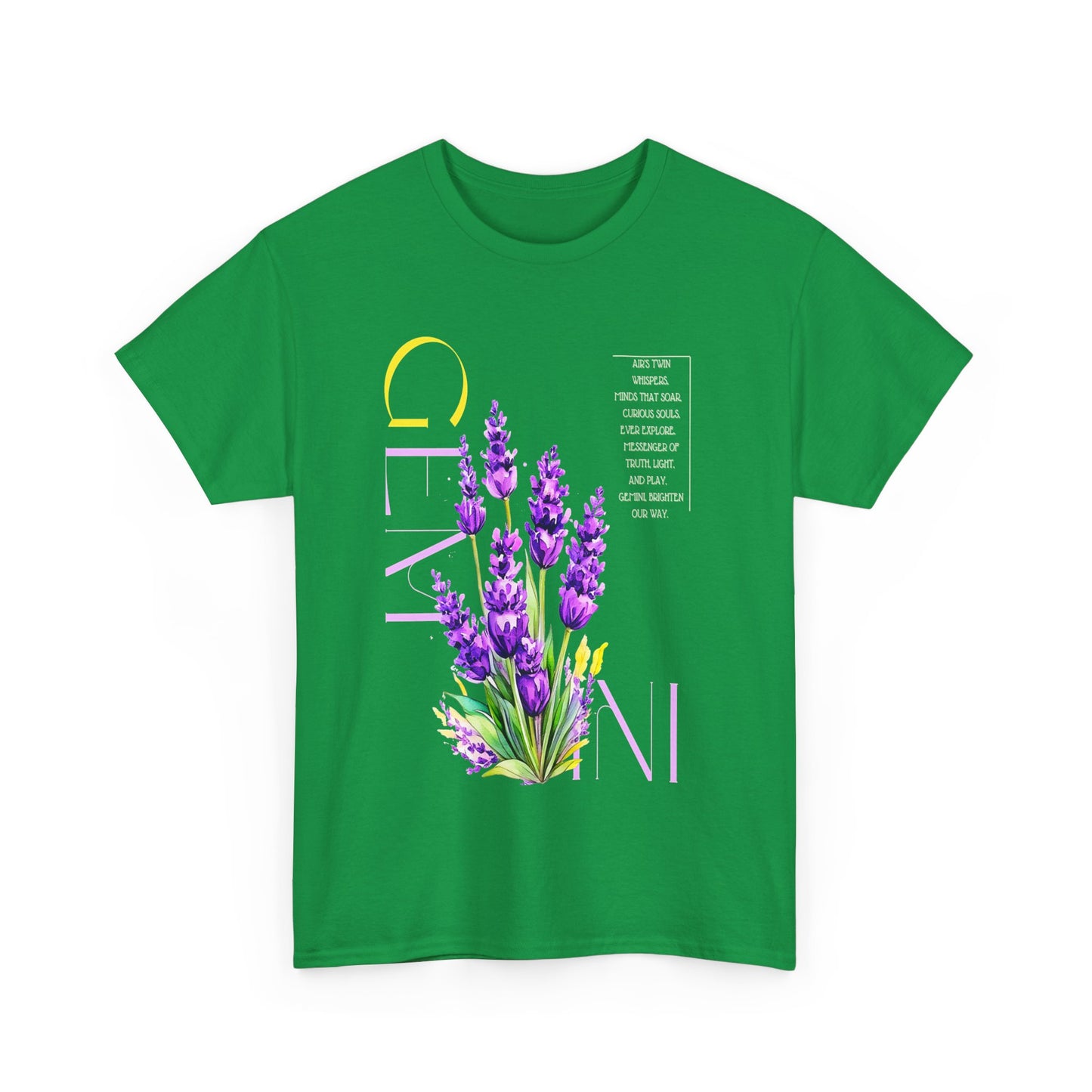 Gemini Lavender, Unisex Heavy Cotton Tee