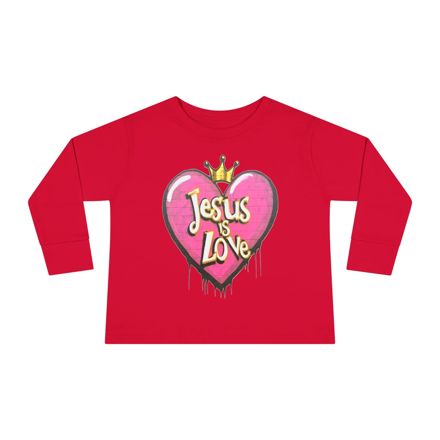 Jesus is Love, Toddler Long Sleeve Tee