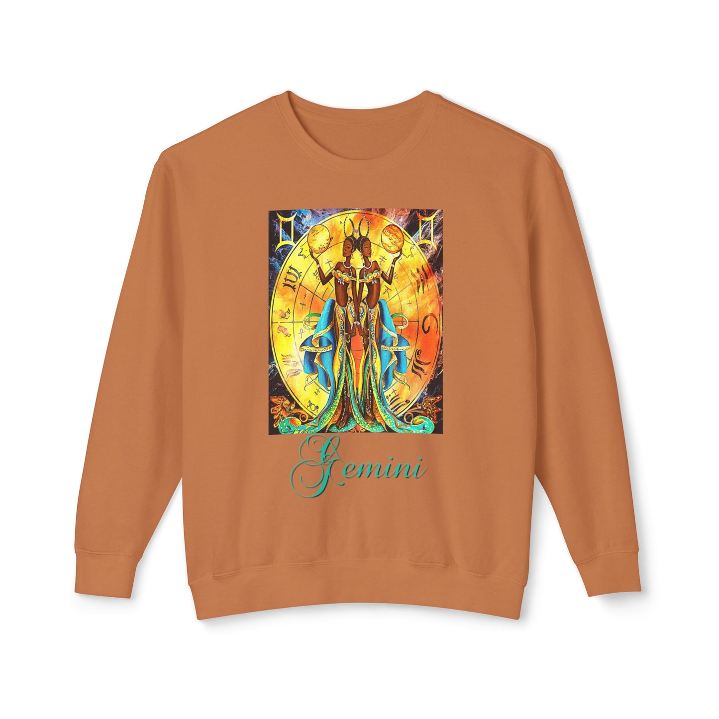 Gemini II, Unisex Lightweight Crewneck Sweatshirt