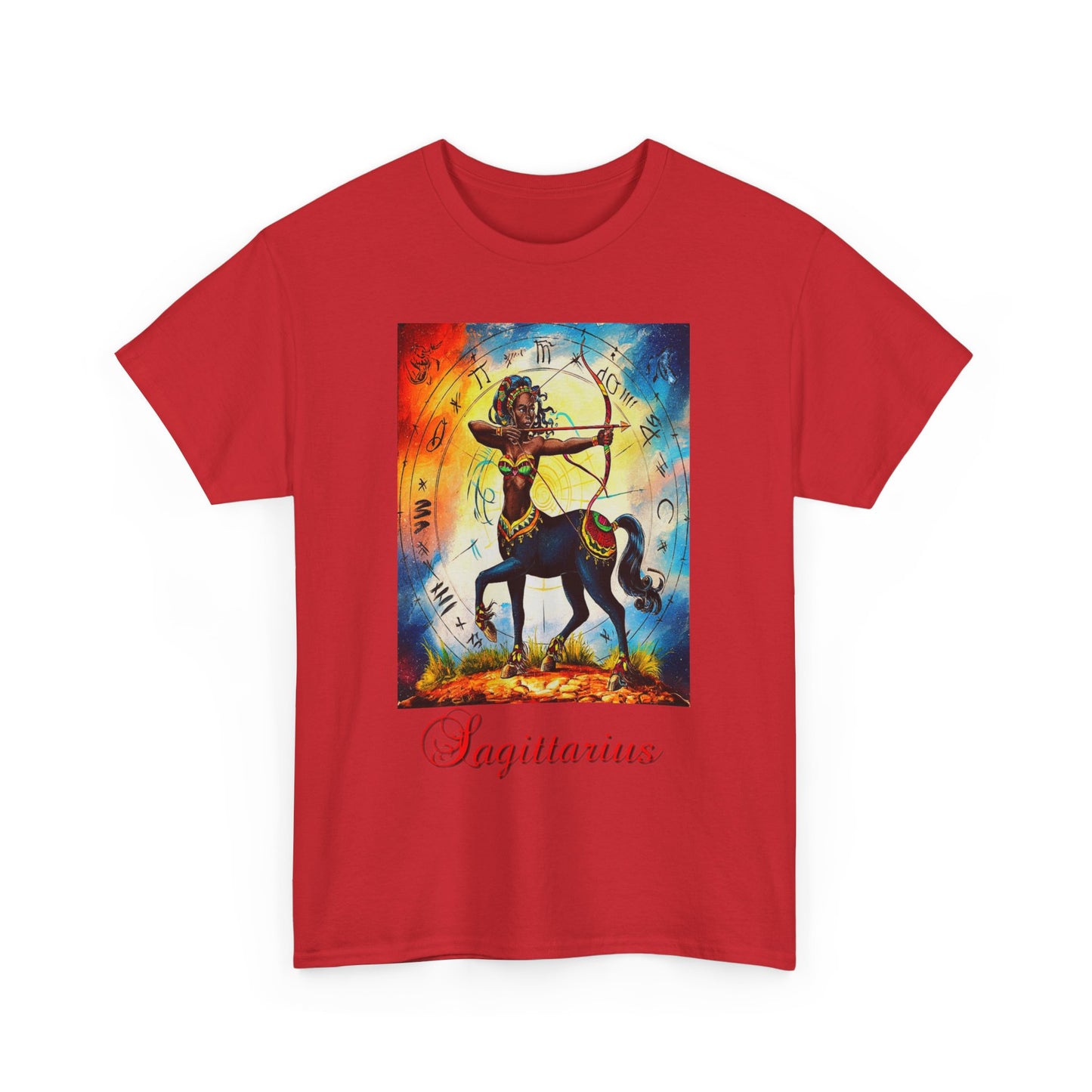 Sagittarius, Unisex Heavy Cotton Tee