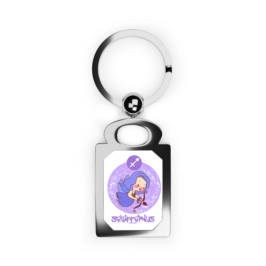 Sagittarius Chibi Archer, Rectangle Photo Keyring