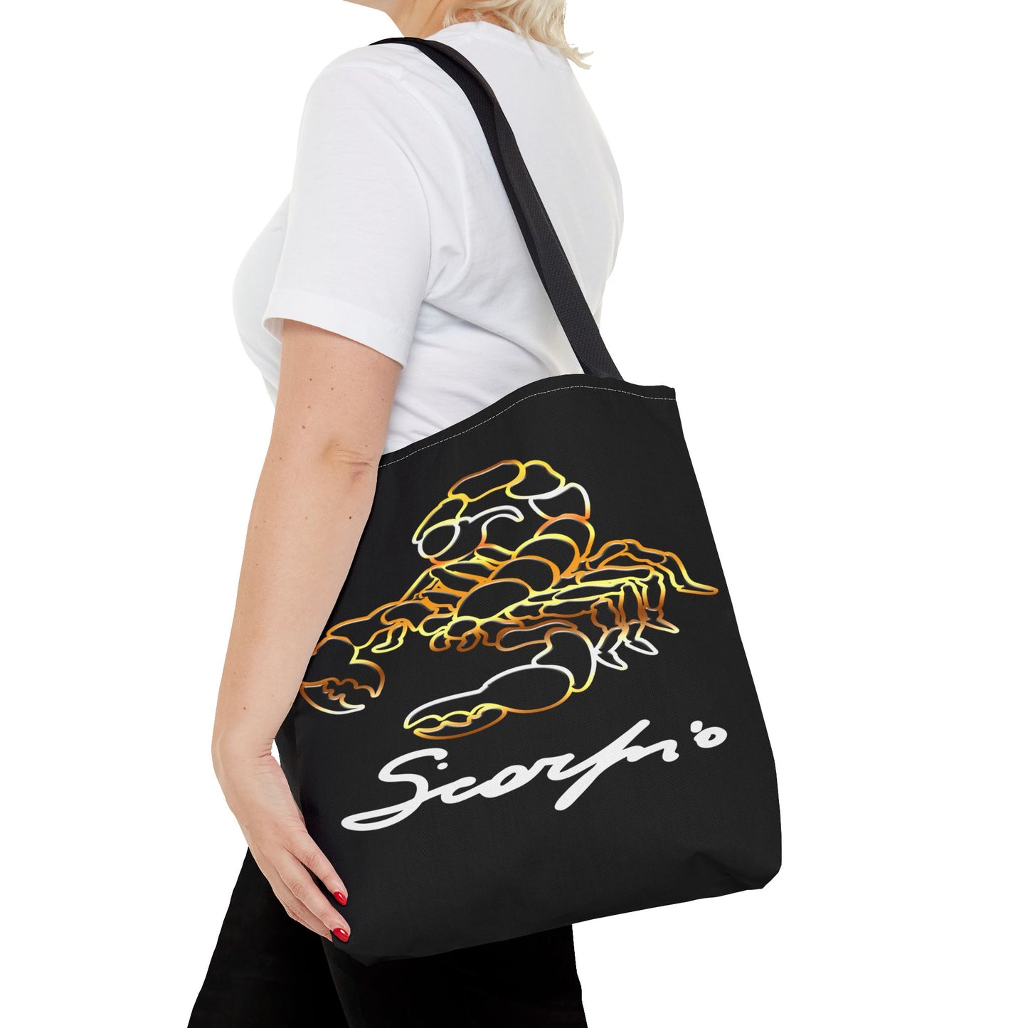 Scorpio Scorpion Black Tote Bag, 3 Sizes