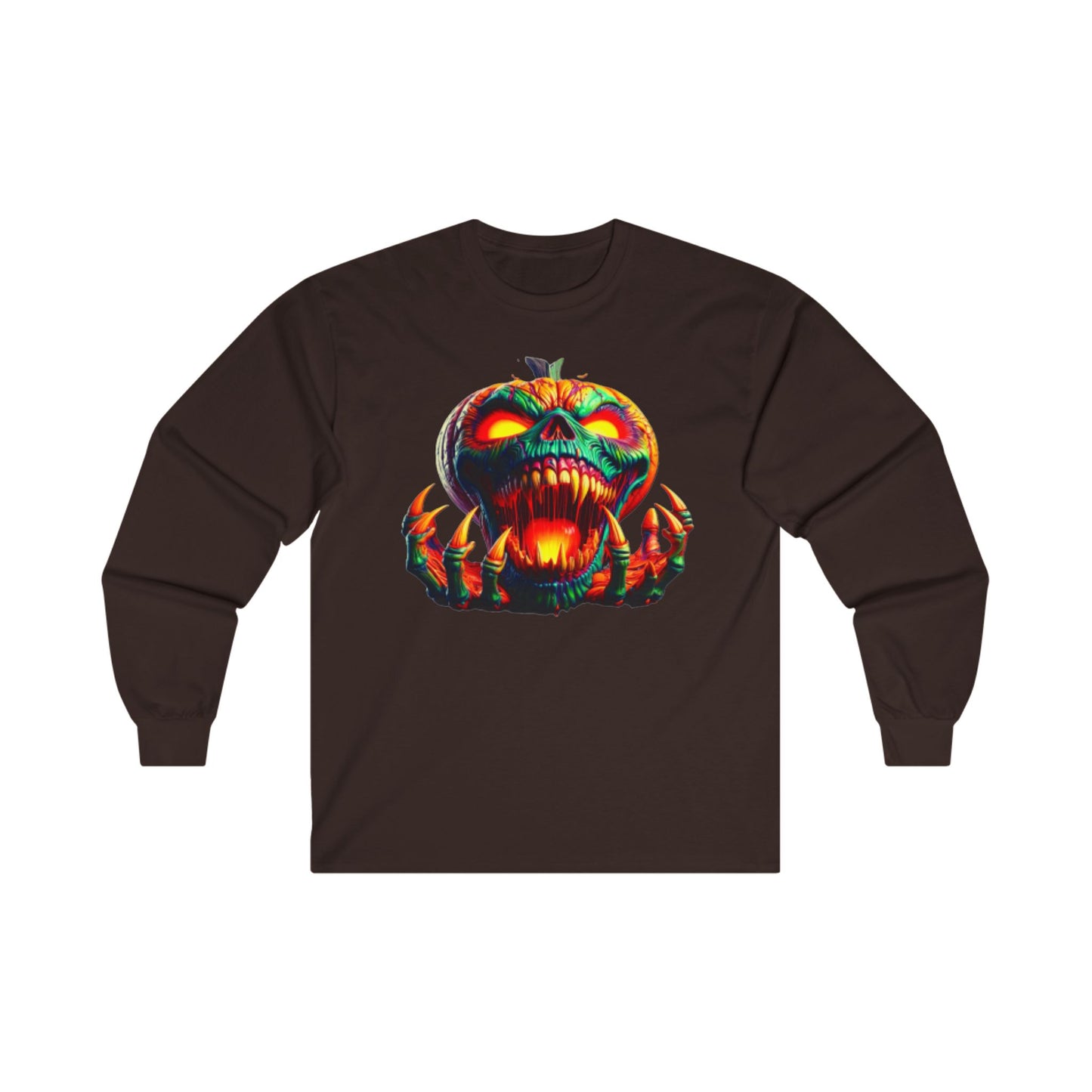 Zombie Pumpkin I, Unisex Ultra Cotton Long Sleeve Tee