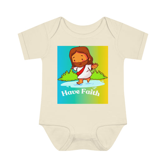 Have Faith, Infant Baby Rib Bodysuit