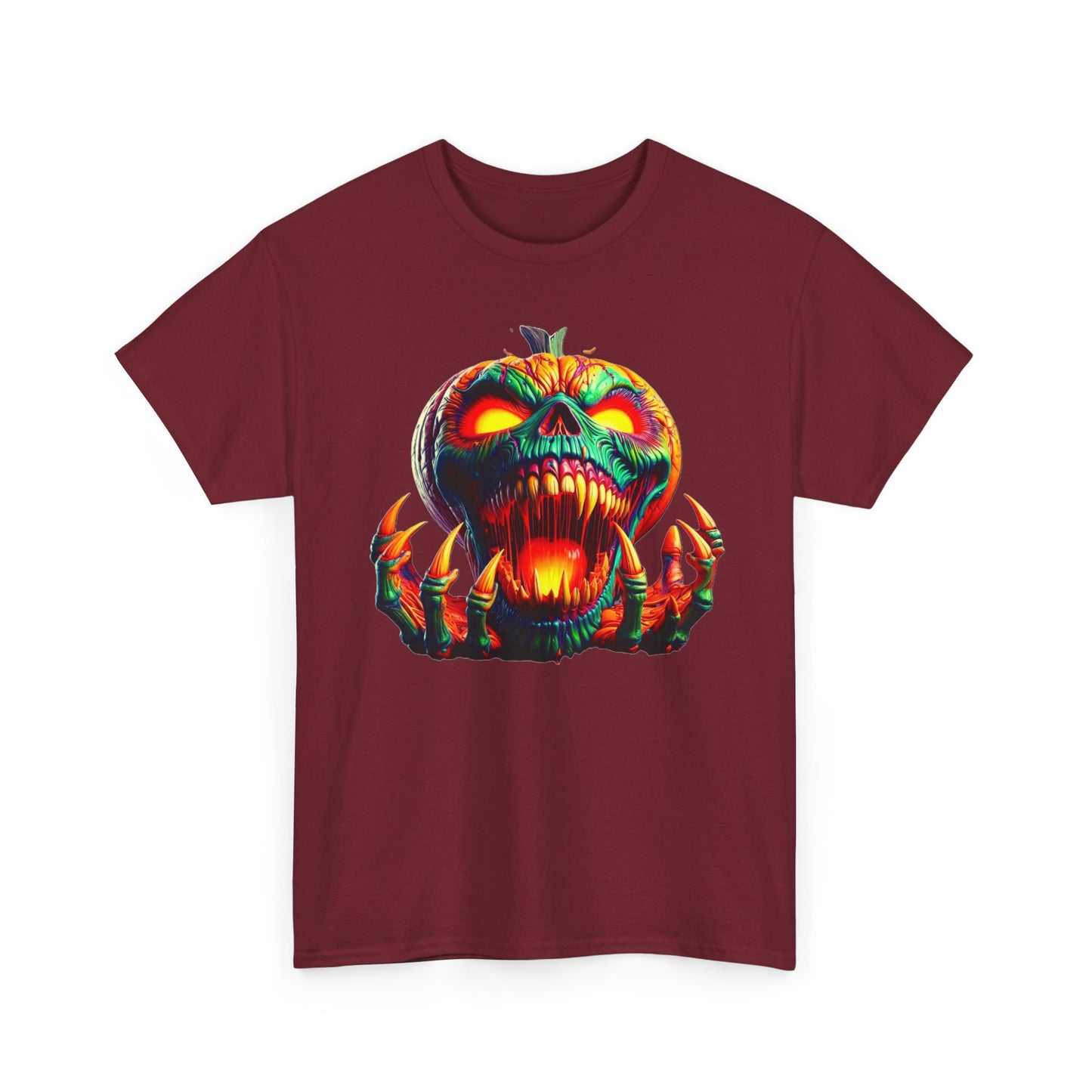 Zombie Pumpkin I, Unisex Heavy Cotton Tee