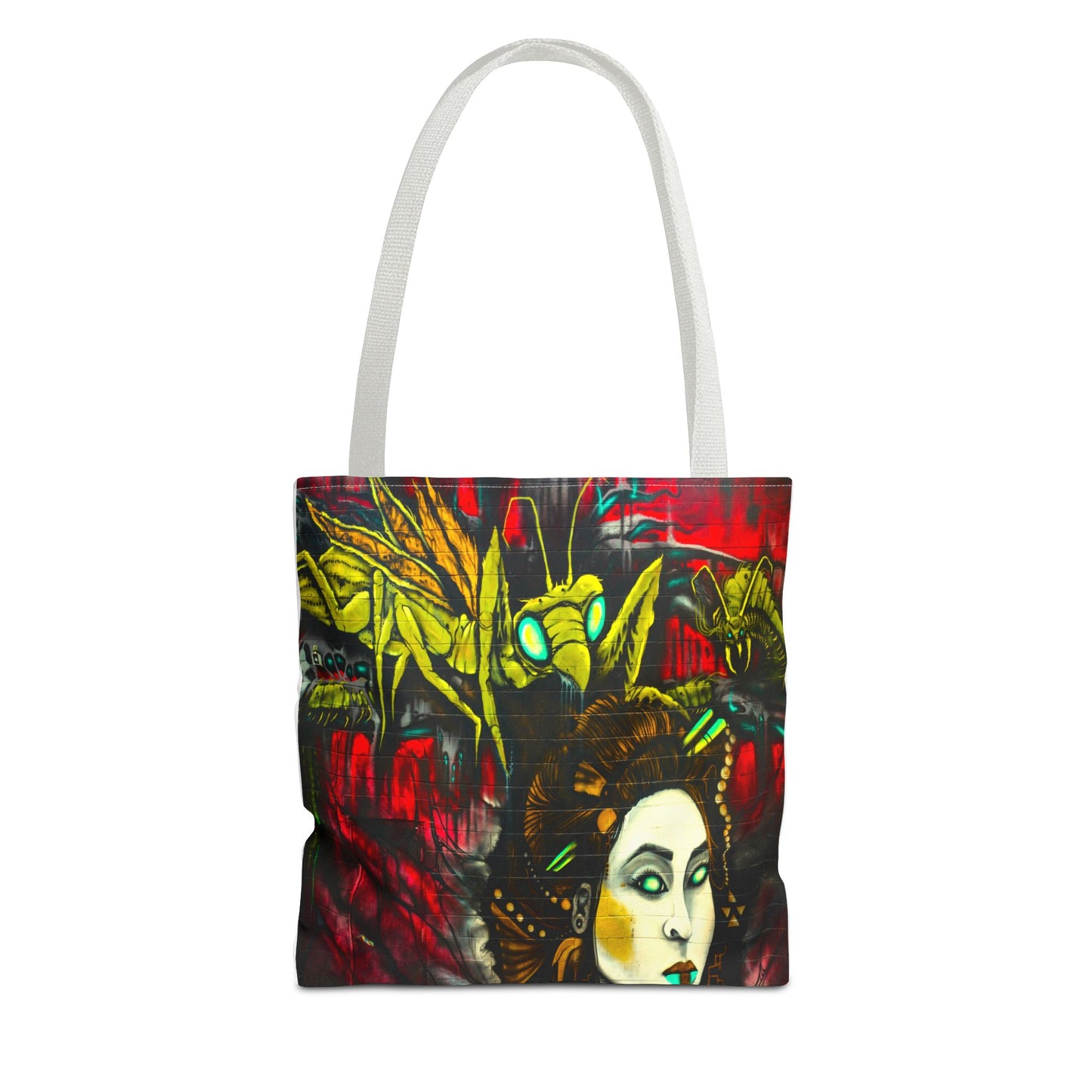 Alien Grasshopper Tote Bag, 3 Sizes