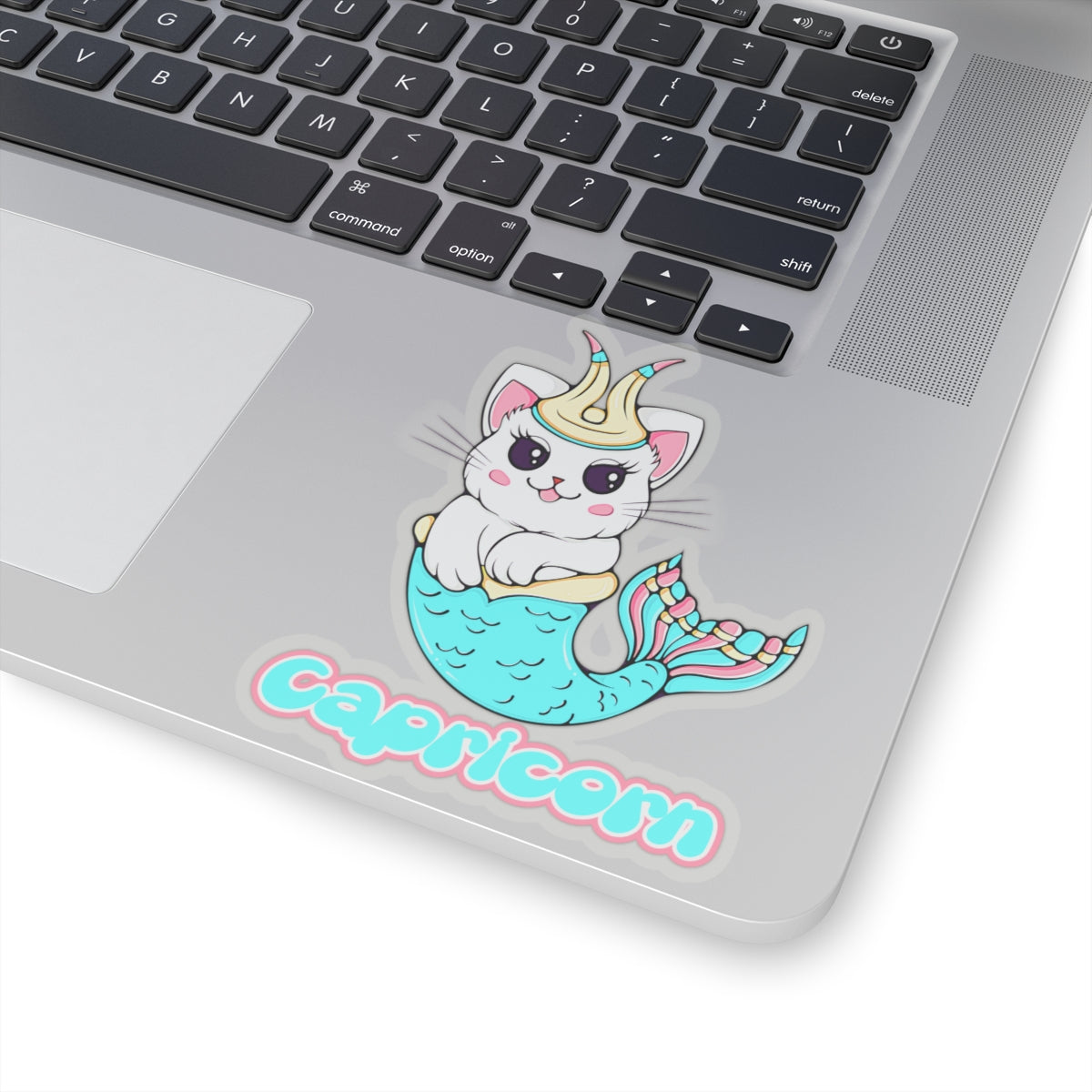 Capricorn Anime Cat, Kiss-Cut Stickers