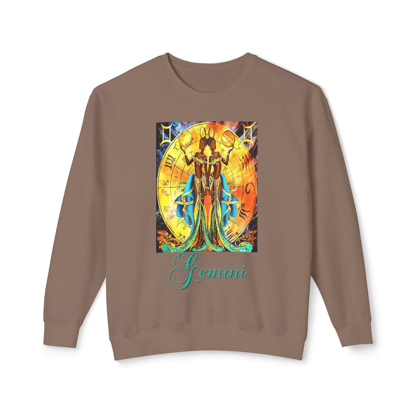 Gemini II, Unisex Lightweight Crewneck Sweatshirt