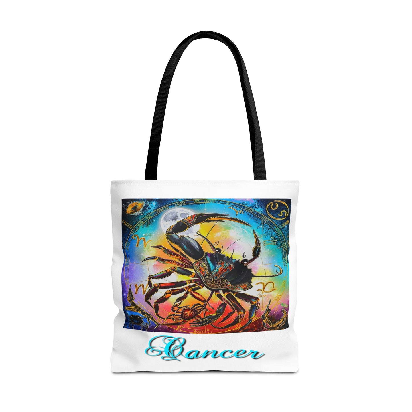 Cancer White Tote Bag, 3 Sizes