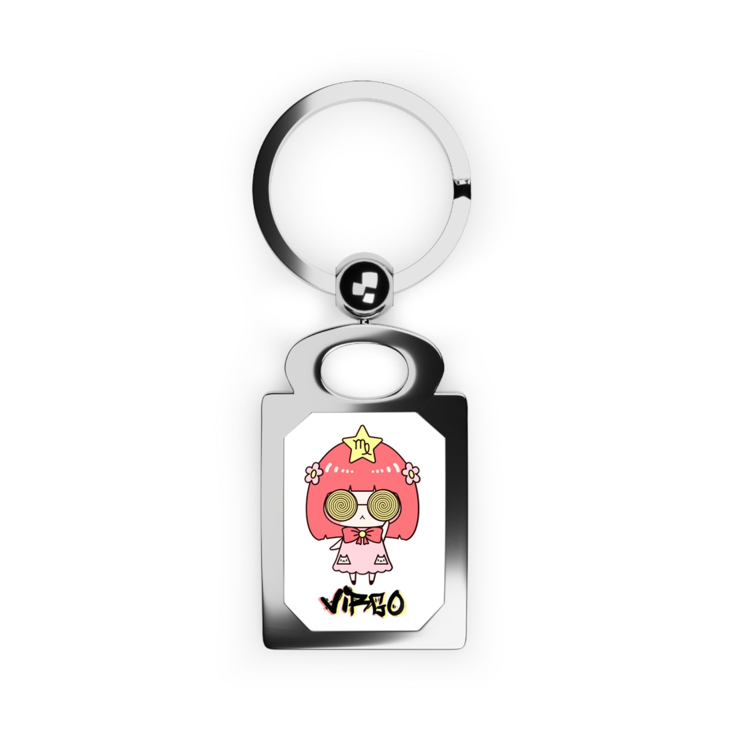 Virgo Vertigo, Rectangle Photo Keyring