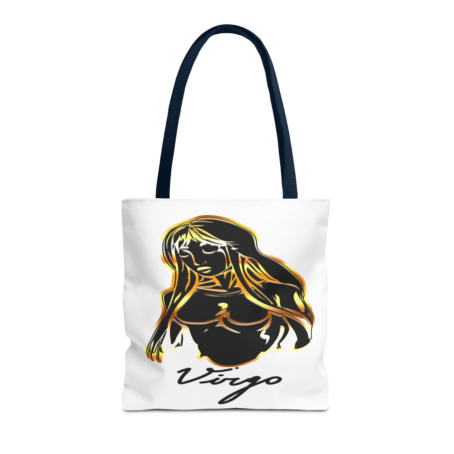 Virgo Maiden White Tote Bag, 3 Sizes