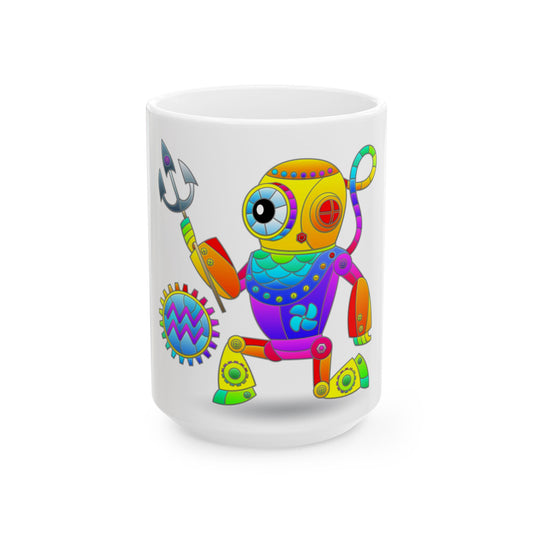 Aquarius Rainbow Steampunk, Ceramic Mug (11oz, 15oz)