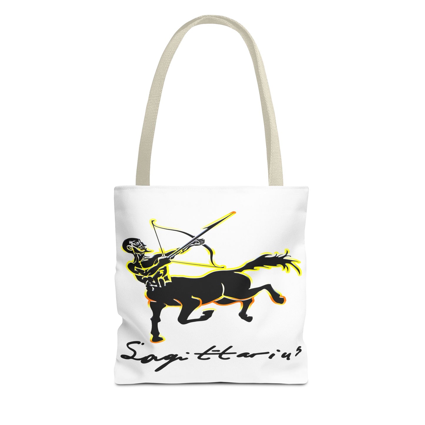 Sagittarius Centaur Archer White Tote Bag, 3 Sizes