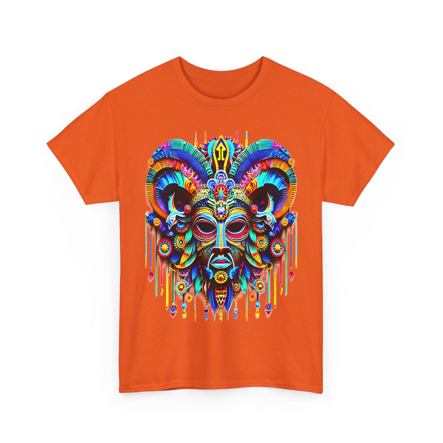 Sagittarius Mask, Unisex Heavy Cotton Tee