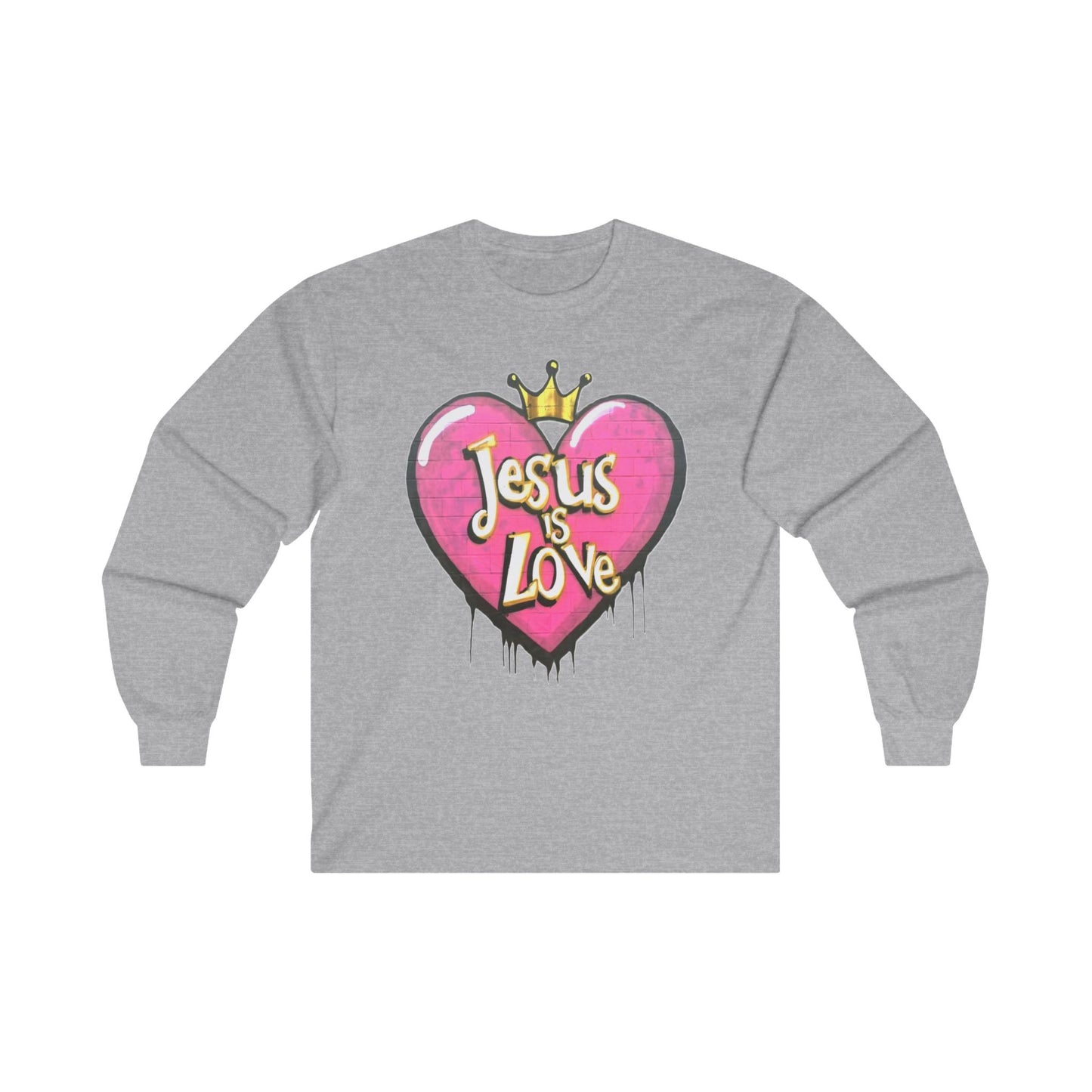 Jesus is Love, Unisex Ultra Cotton Long Sleeve Tee