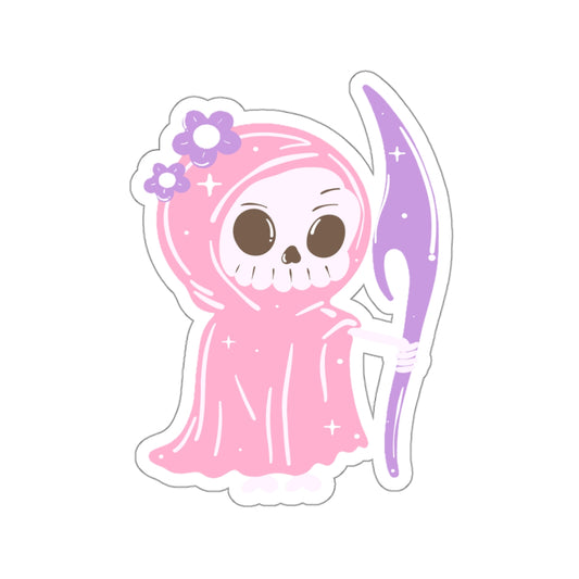 Pink Reaper, Kiss-Cut Stickers