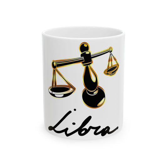 Libra Scales Ceramic Mug, (11oz, 15oz)