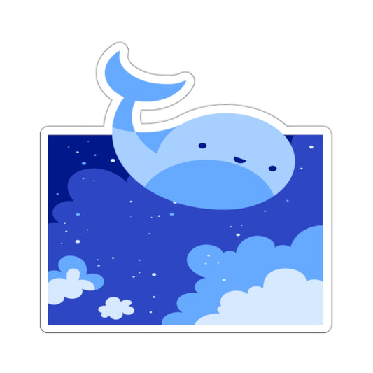 Whale Dream, Kiss-Cut Stickers