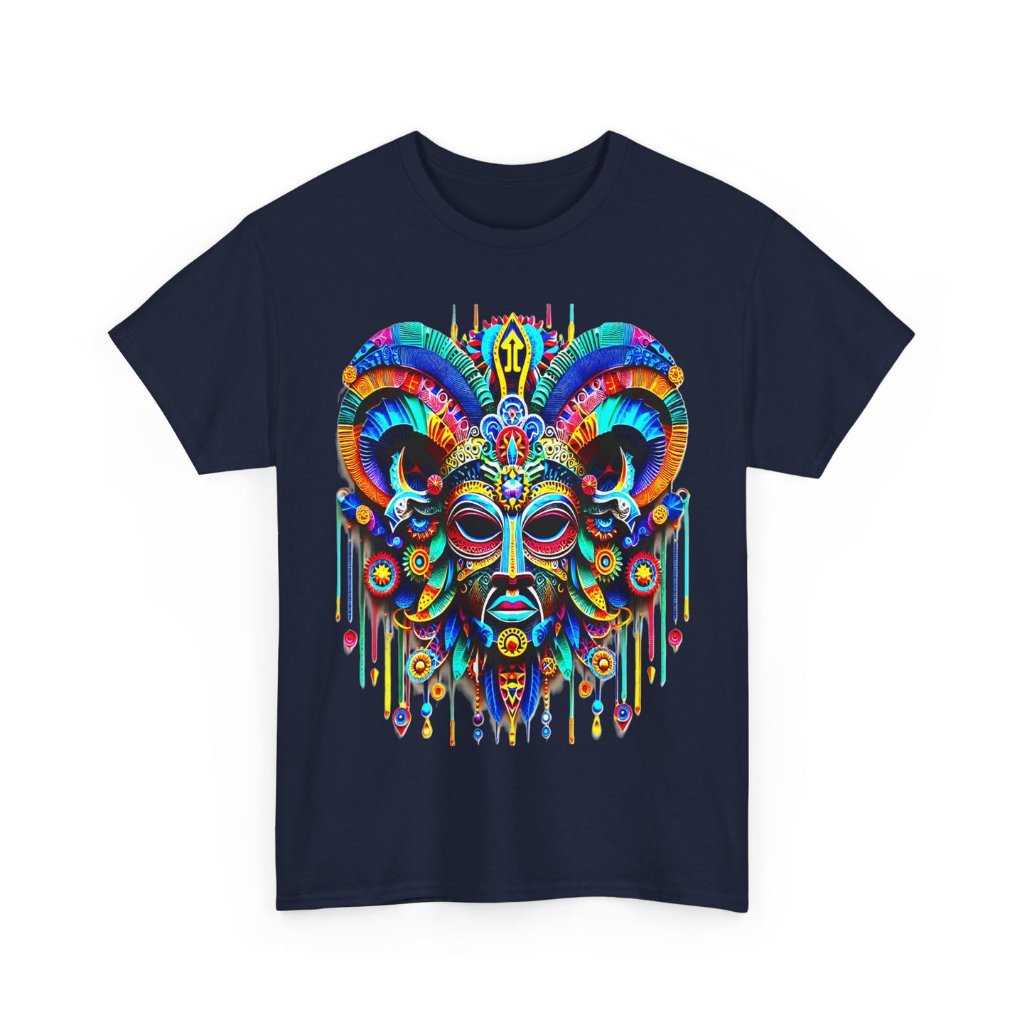 Sagittarius Mask, Unisex Heavy Cotton Tee