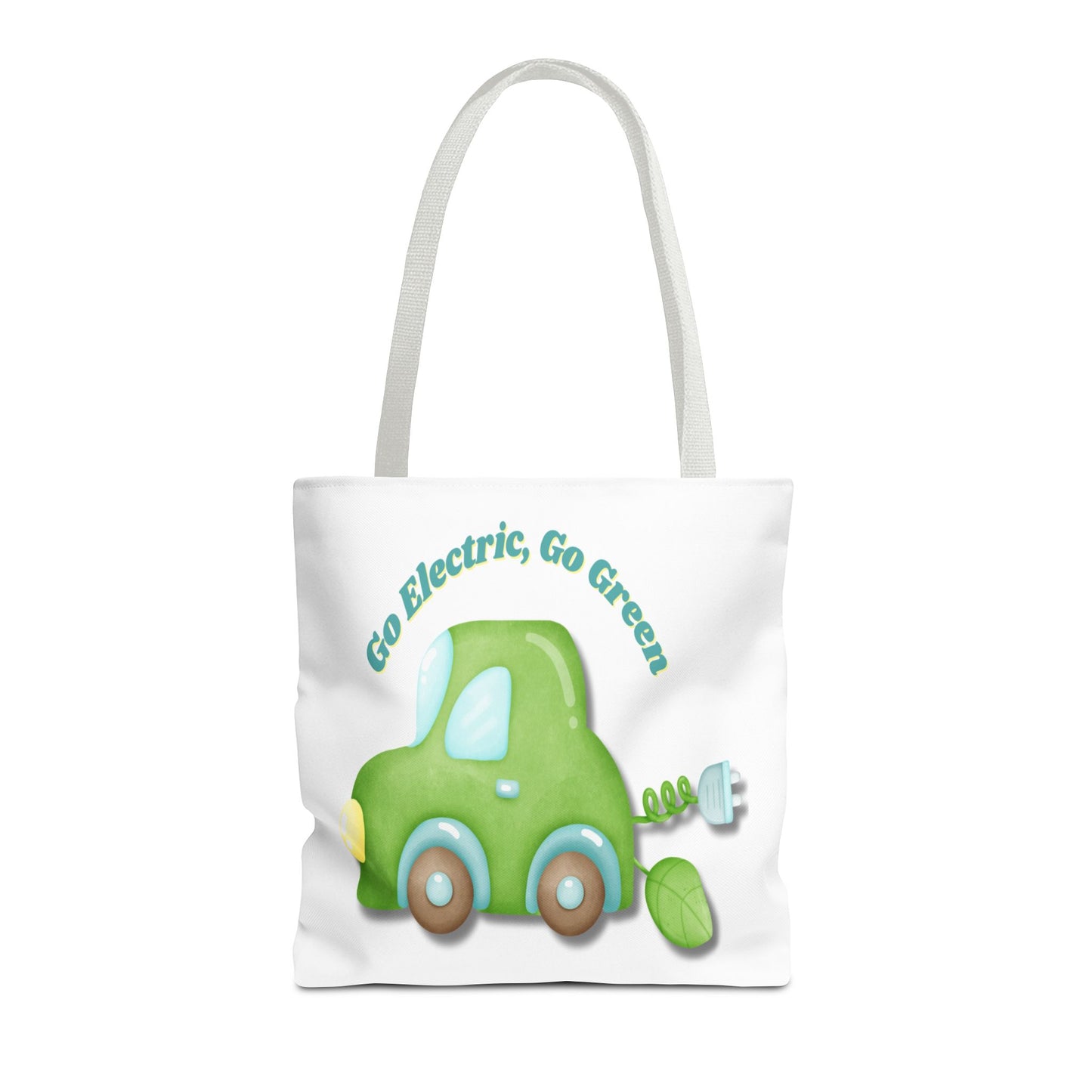 Go Electric, Go Green Tote Bag, 3 Sizes