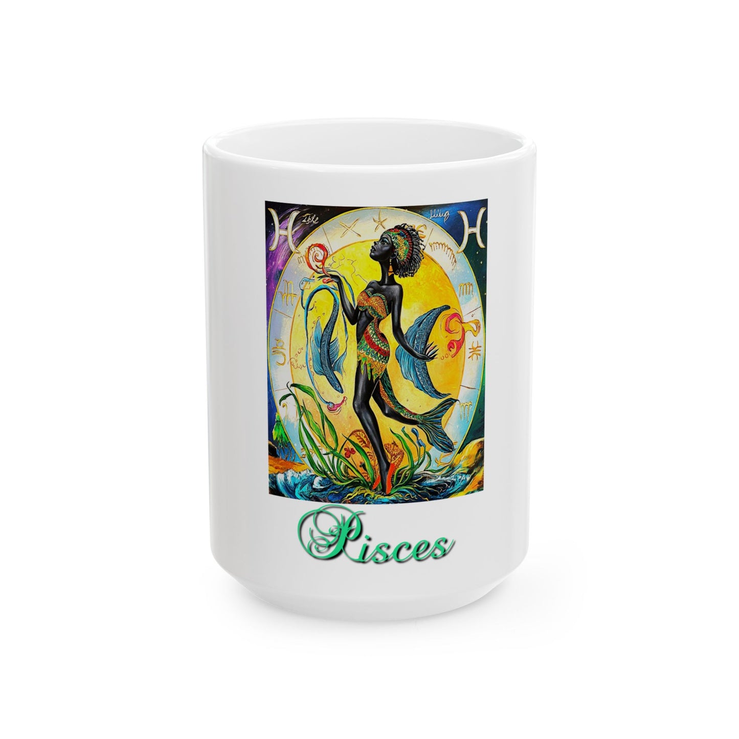 Pisces, Ceramic Mug, (11oz, 15oz)