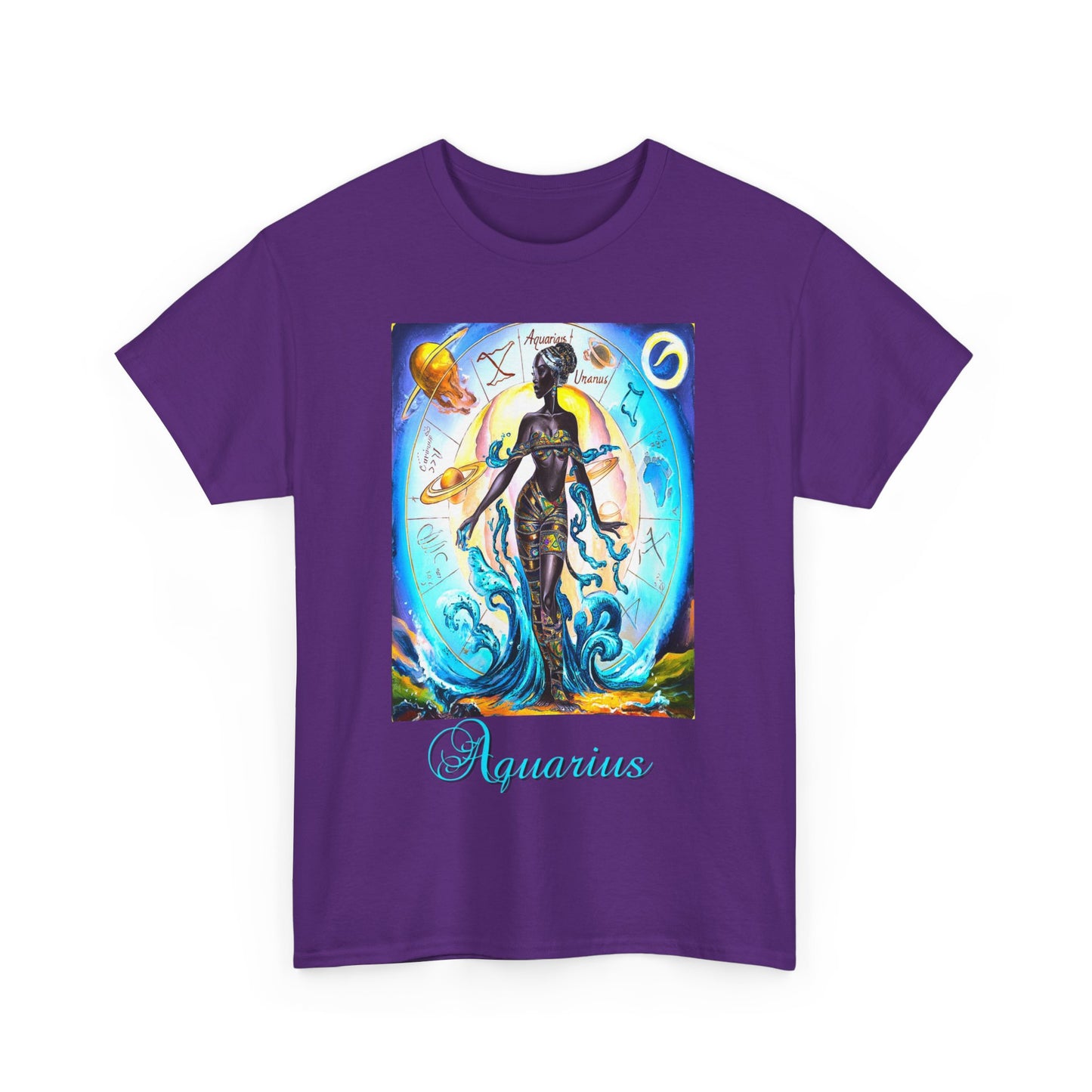 Aquarius, Unisex Heavy Cotton Tee