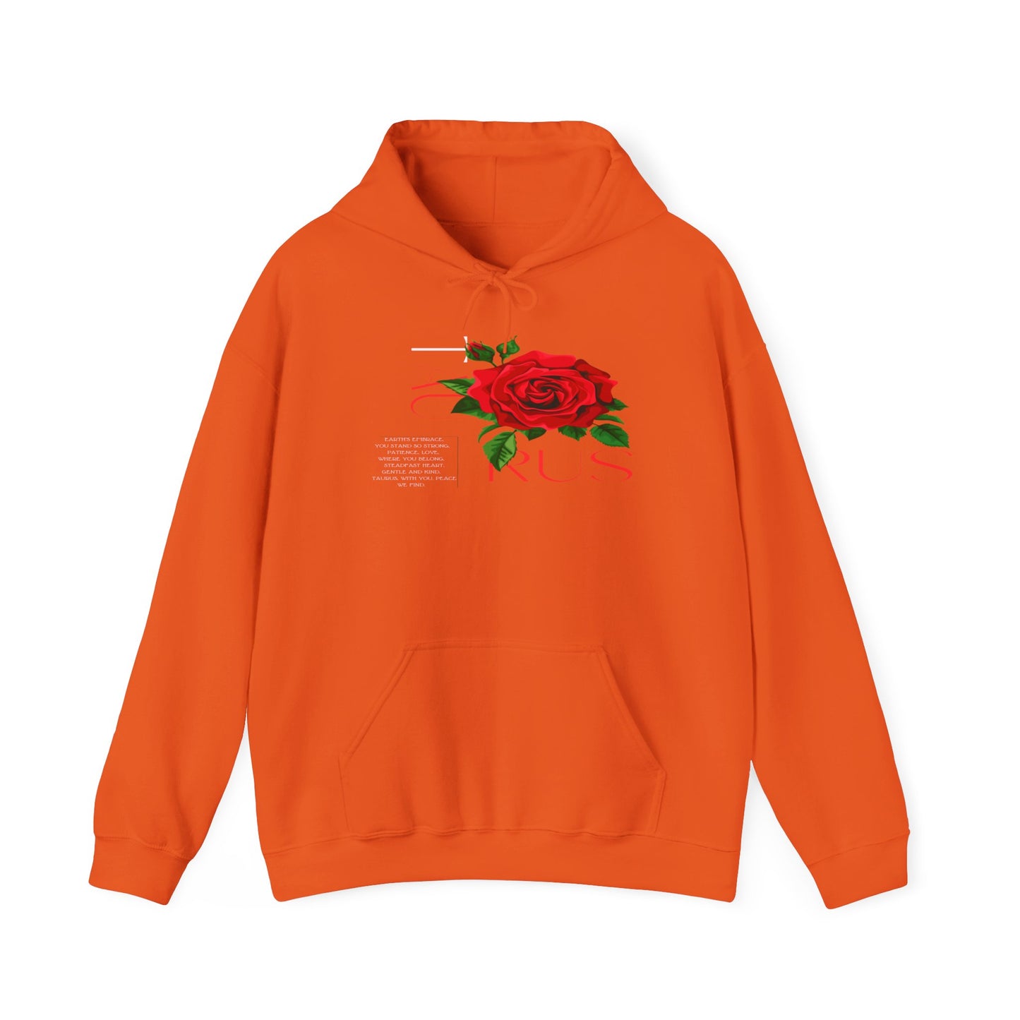 Taurus Rose, Unisex Heavy Blend™ Hooded Sweatshirt