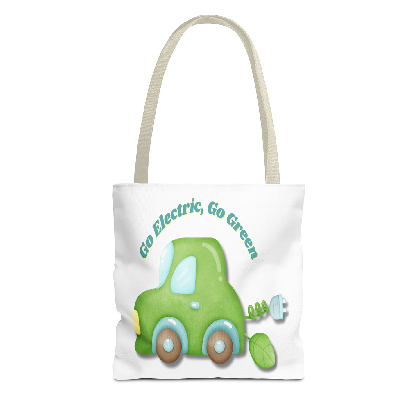 Go Electric, Go Green Tote Bag, 3 Sizes