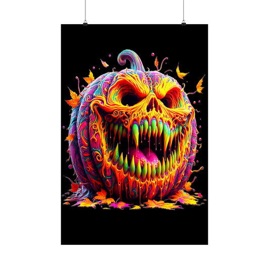 Zombie Pumpkin II, Matte Vertical Posters