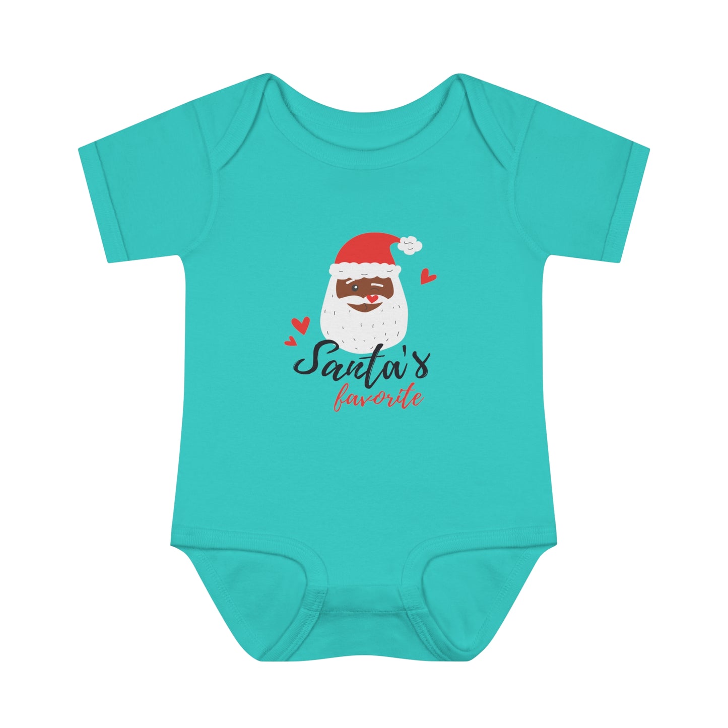 Santa's Favorite, Infant Baby Rib Bodysuit