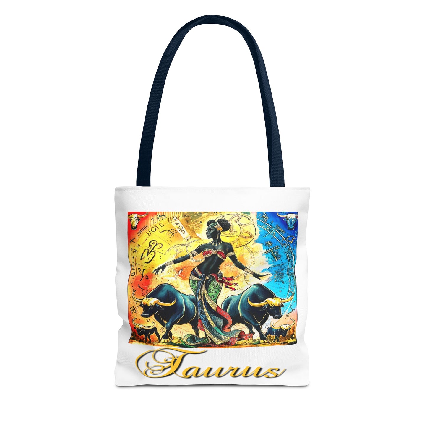 Taurus White Tote Bag, 3 Sizes