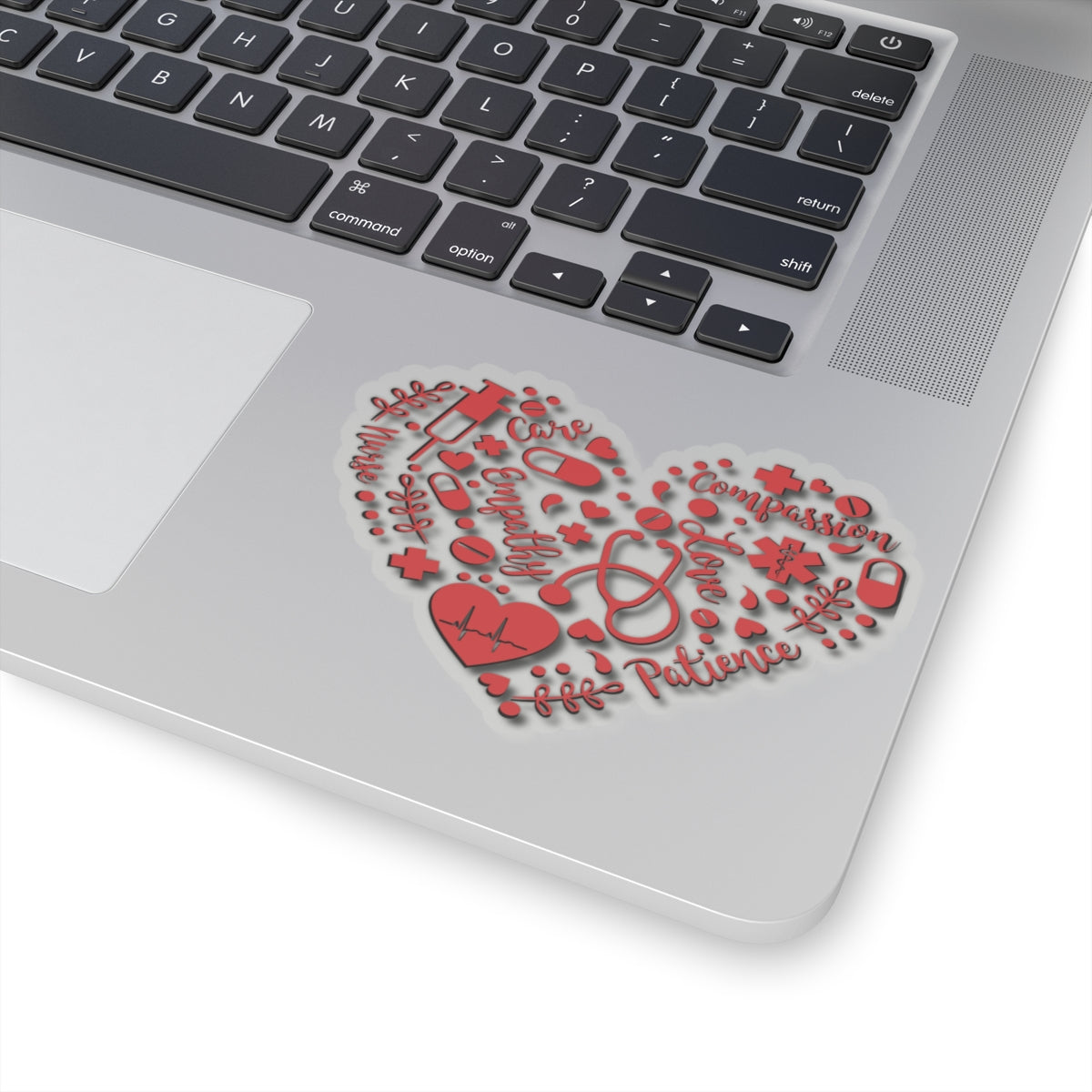 Nurse's Heart, Kiss-Cut Stickers