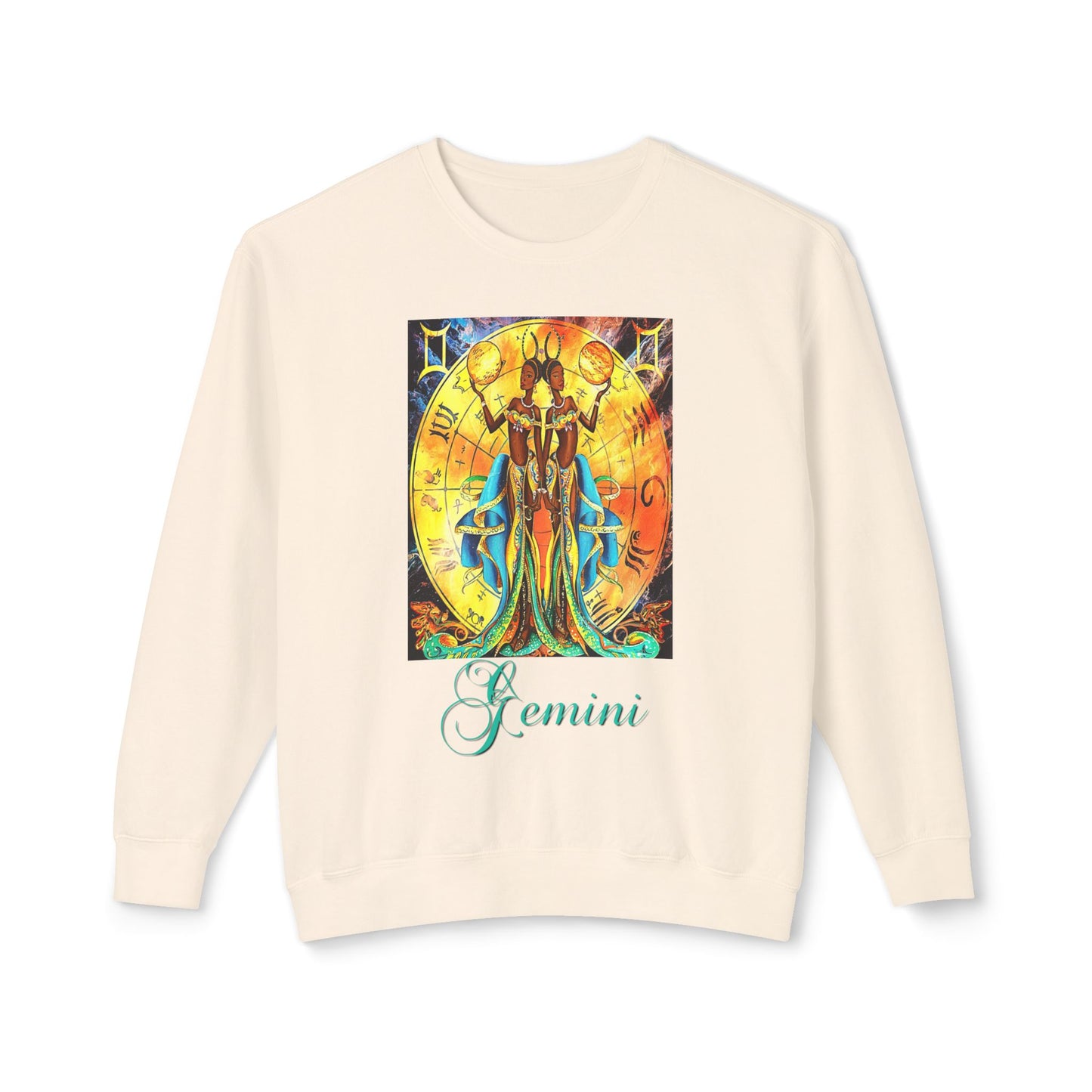 Gemini II, Unisex Lightweight Crewneck Sweatshirt