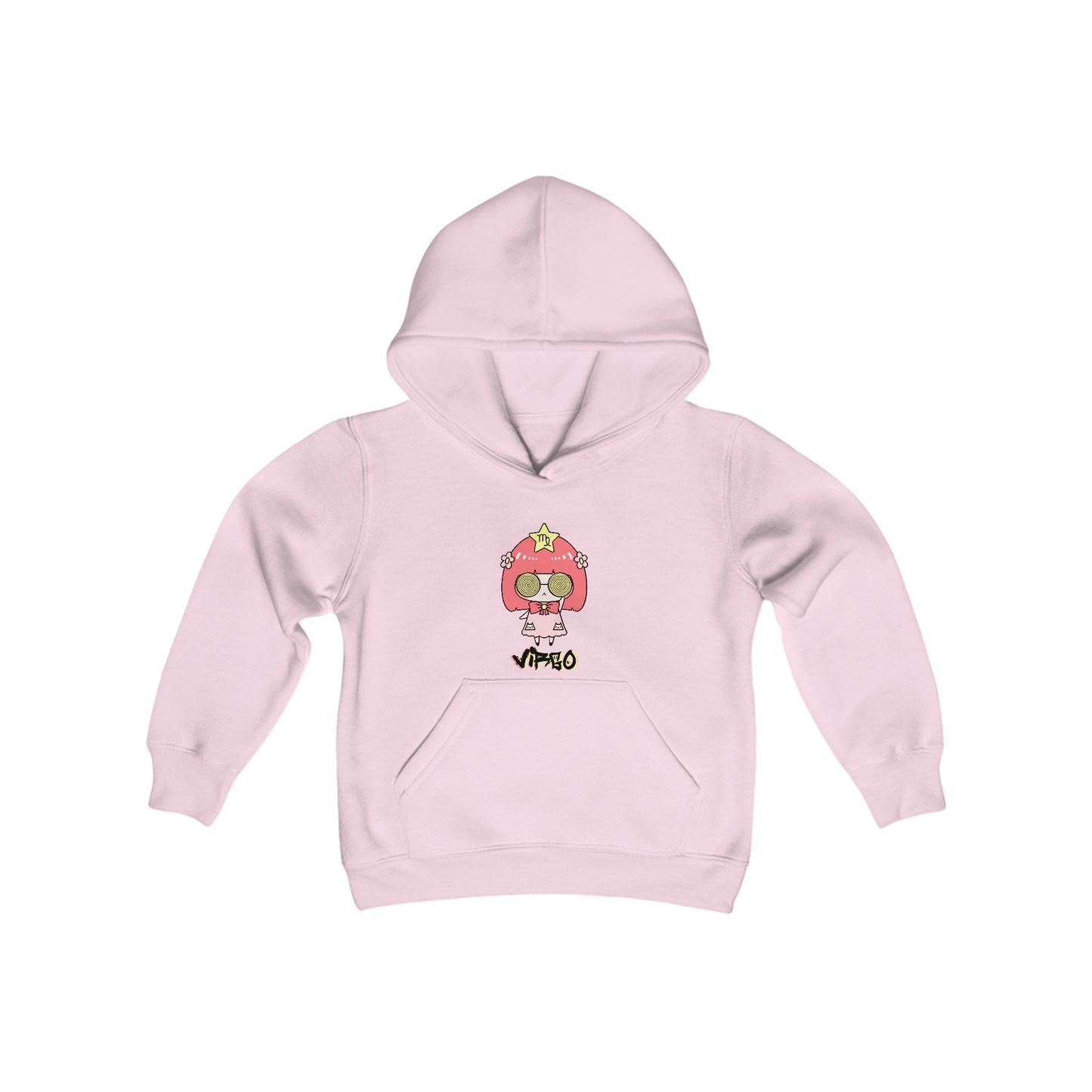 Virgo Vertigo, Youth Heavy Blend Hooded Sweatshirt