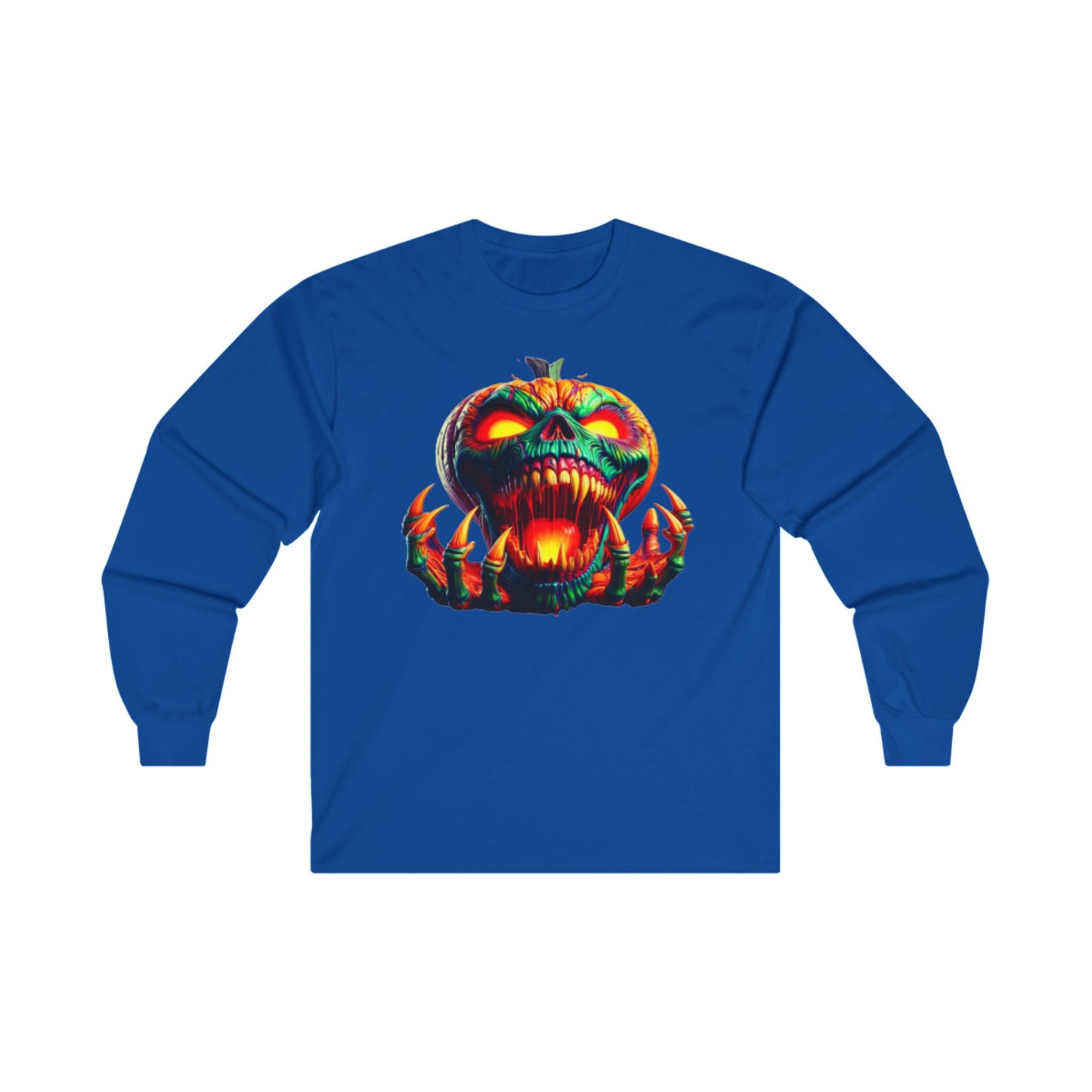 Zombie Pumpkin I, Unisex Ultra Cotton Long Sleeve Tee