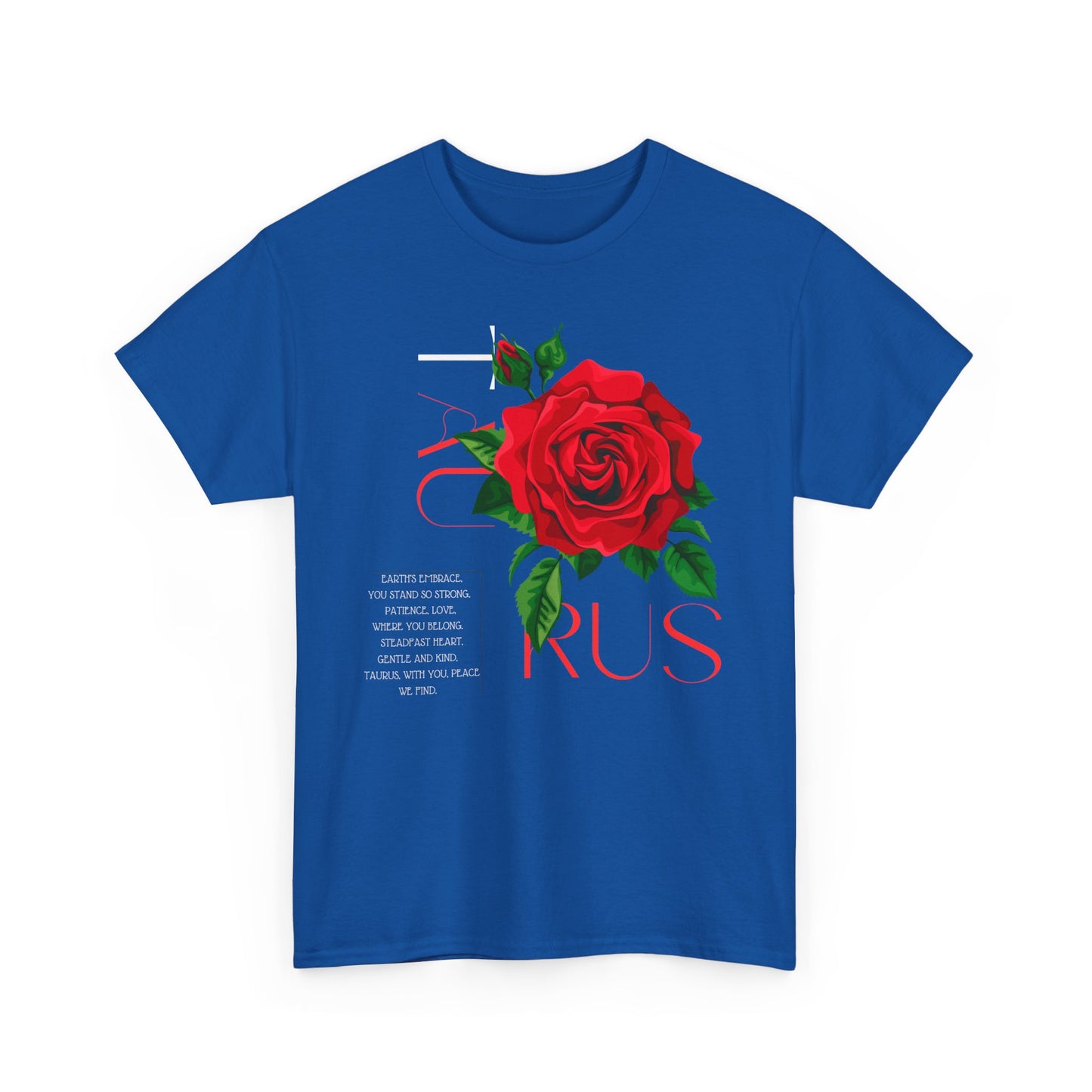 Taurus Rose, Unisex Heavy Cotton Tee