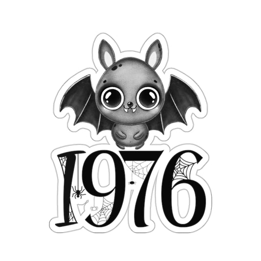 Gothic Bat 1976, Kiss-Cut Stickers