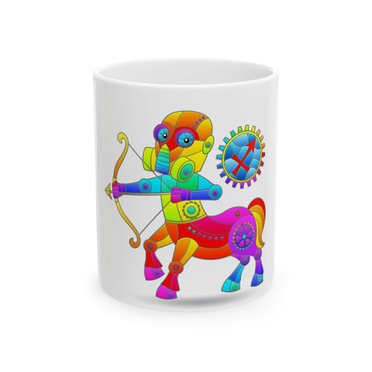 Sagittarus Rainbow Steampunk, Ceramic Mug (11oz, 15oz)