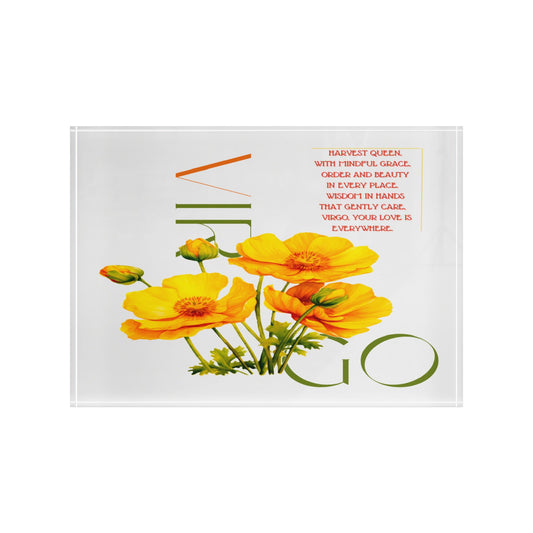 Virgo Buttercups, Photo Block (White)