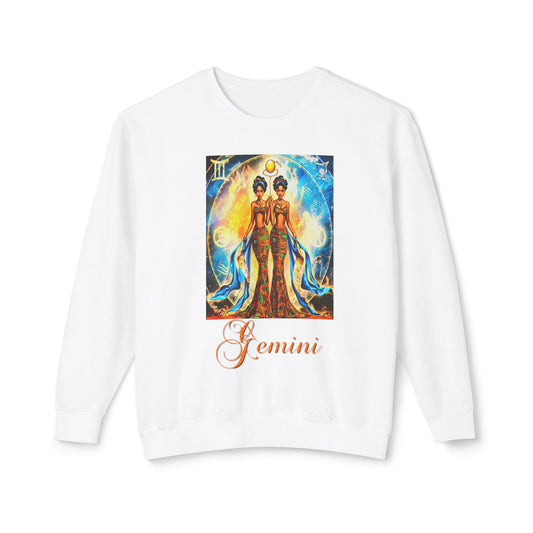 Gemini III, Unisex Lightweight Crewneck Sweatshirt