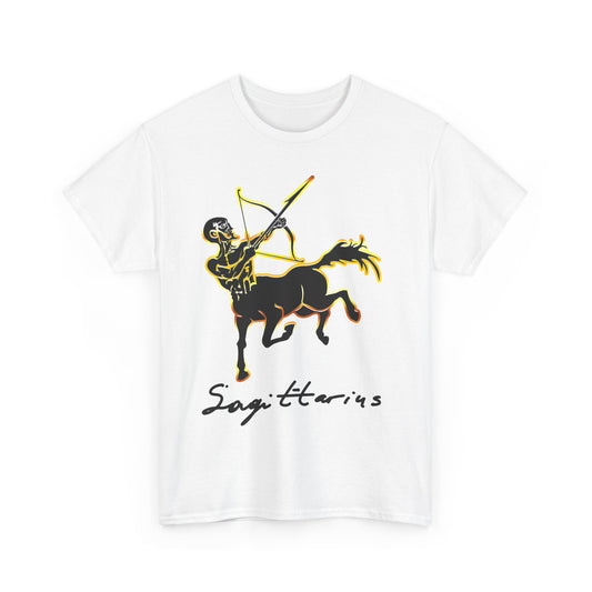 Sagittarius Centaur Archer, Unisex Heavy Cotton Tee