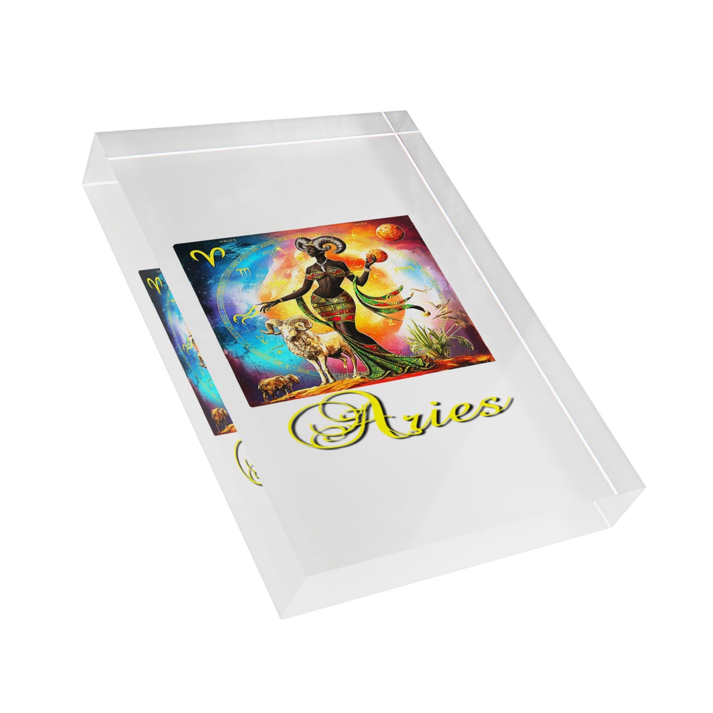 Aries, Photo Block (White)