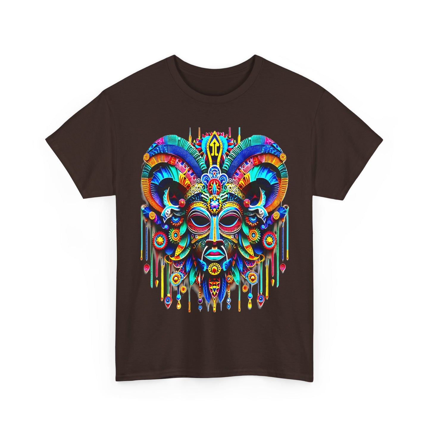 Sagittarius Mask, Unisex Heavy Cotton Tee