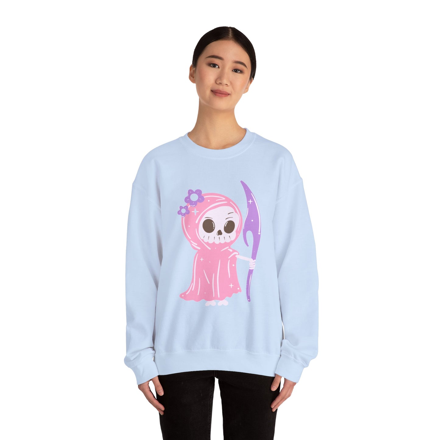 Pink Reaper, Unisex Heavy Blend™ Crewneck Sweatshirt