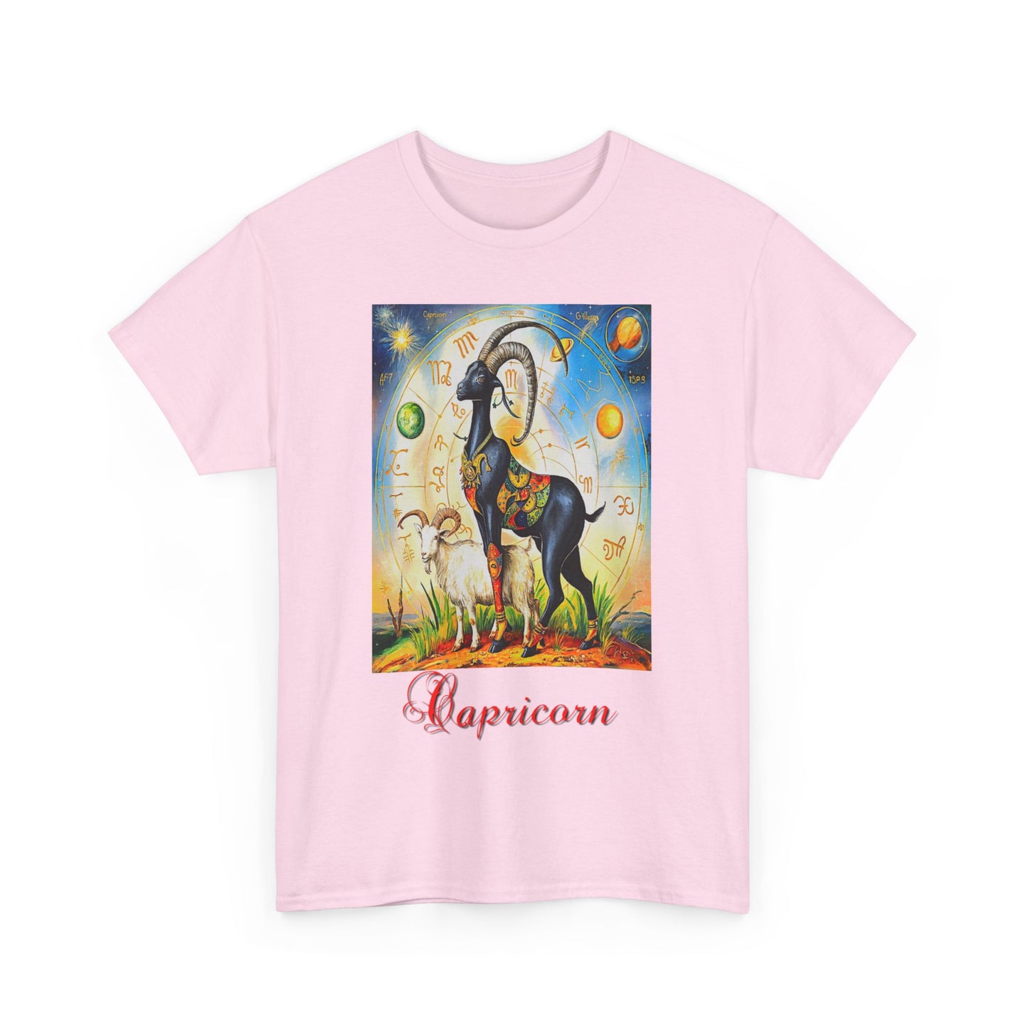 Capricorn, Unisex Heavy Cotton Tee