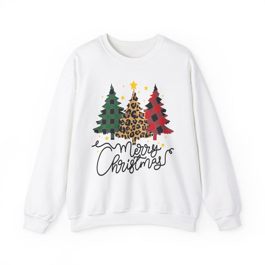 Patchwork Christmas, Unisex Heavy Blend™ Crewneck Sweatshirt